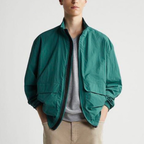 Zara Zip Up Windbreaker Jacket